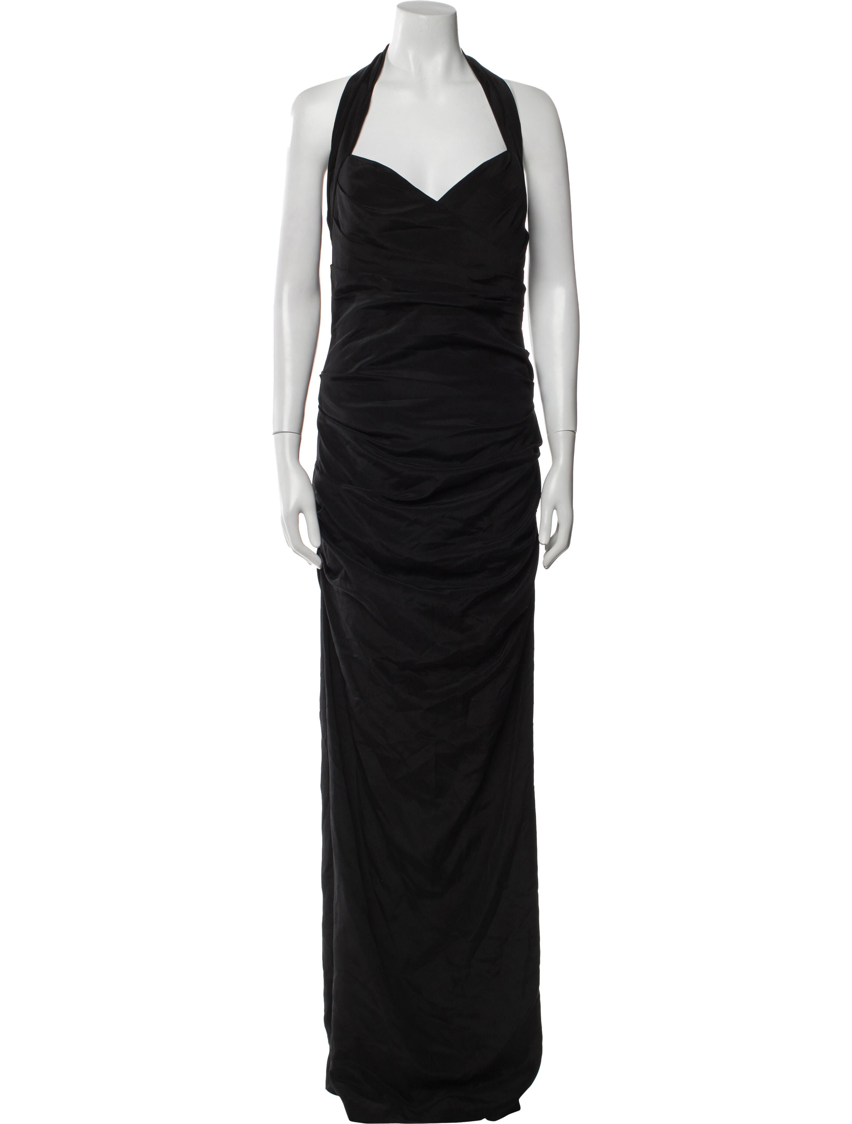 Nicole Miller Silk Long Dress
