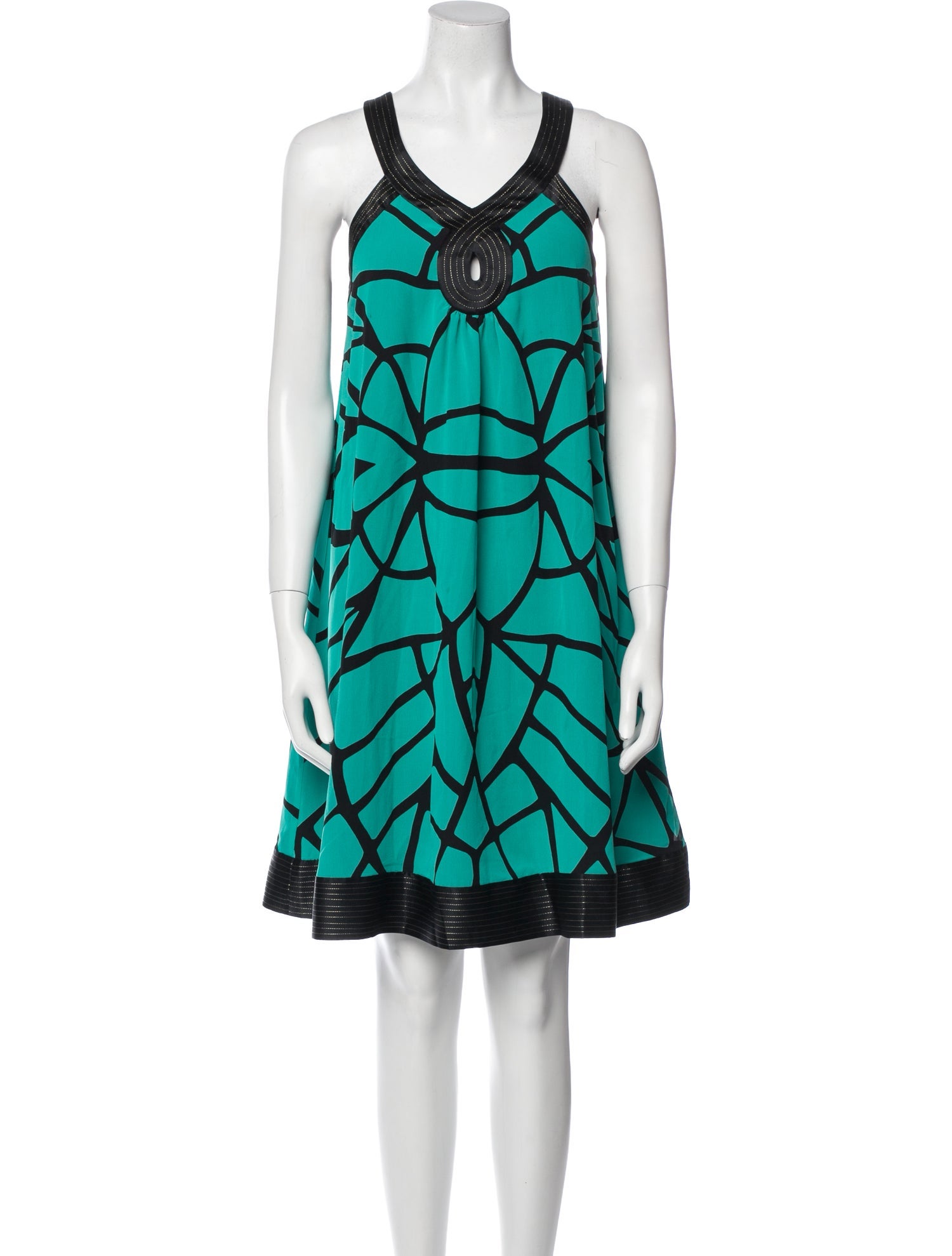 Nicole Miller Silk Knee-Length Dress