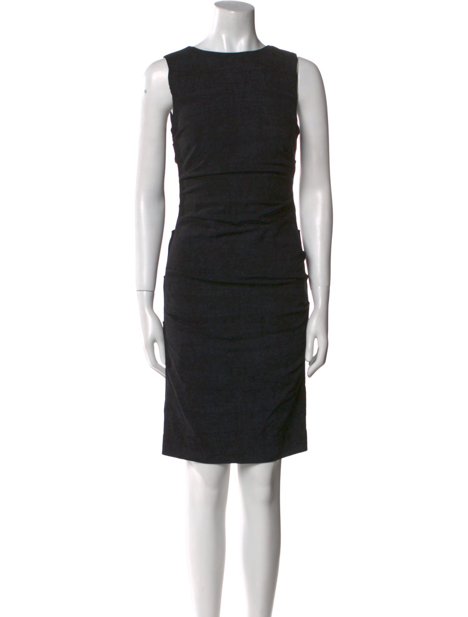 Nicole Miller Bateau Neckline Knee-Length Dress