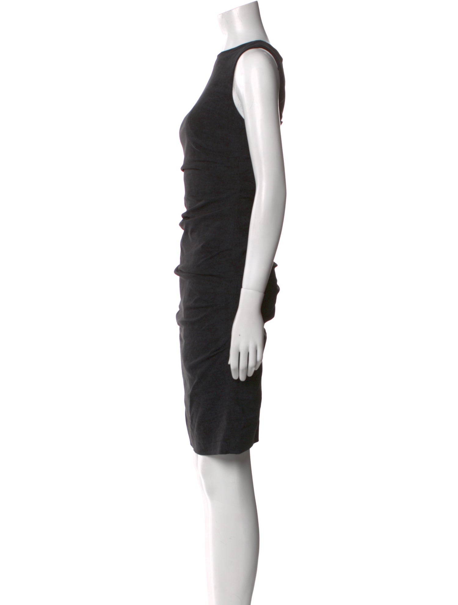 Nicole Miller Bateau Neckline Knee-Length Dress