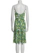 Nicole Miller Paisley Print Knee-Length Dress