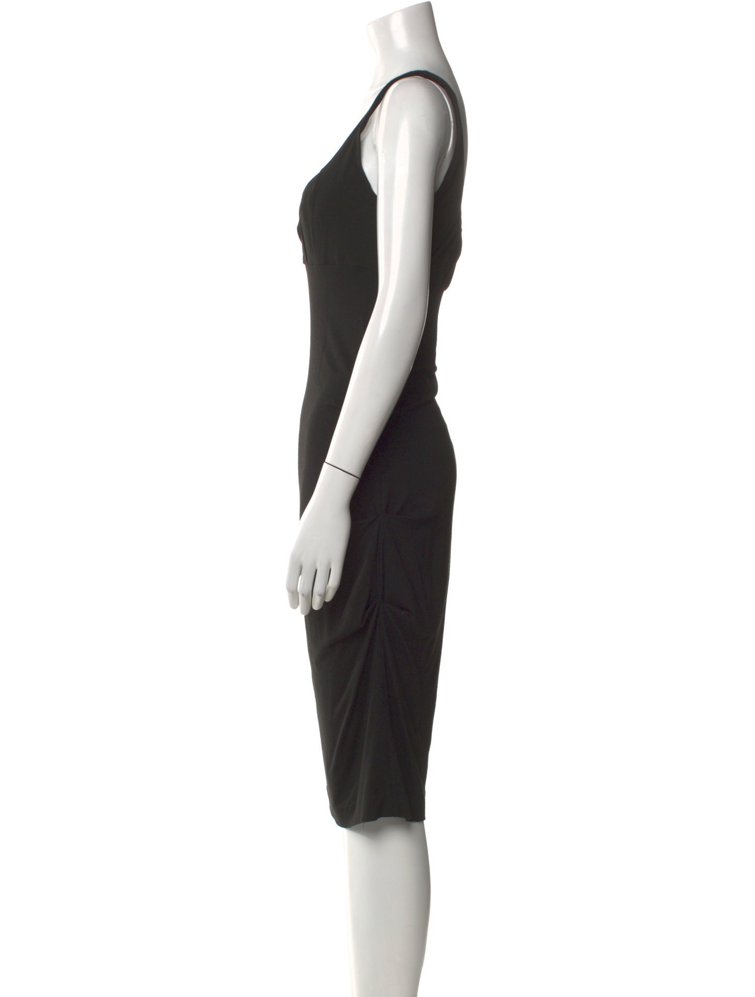 Nicole Miller Scoop Neck Knee-Length Dress