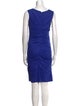 Nicole Miller Bateau Neckline Knee-Length Dress