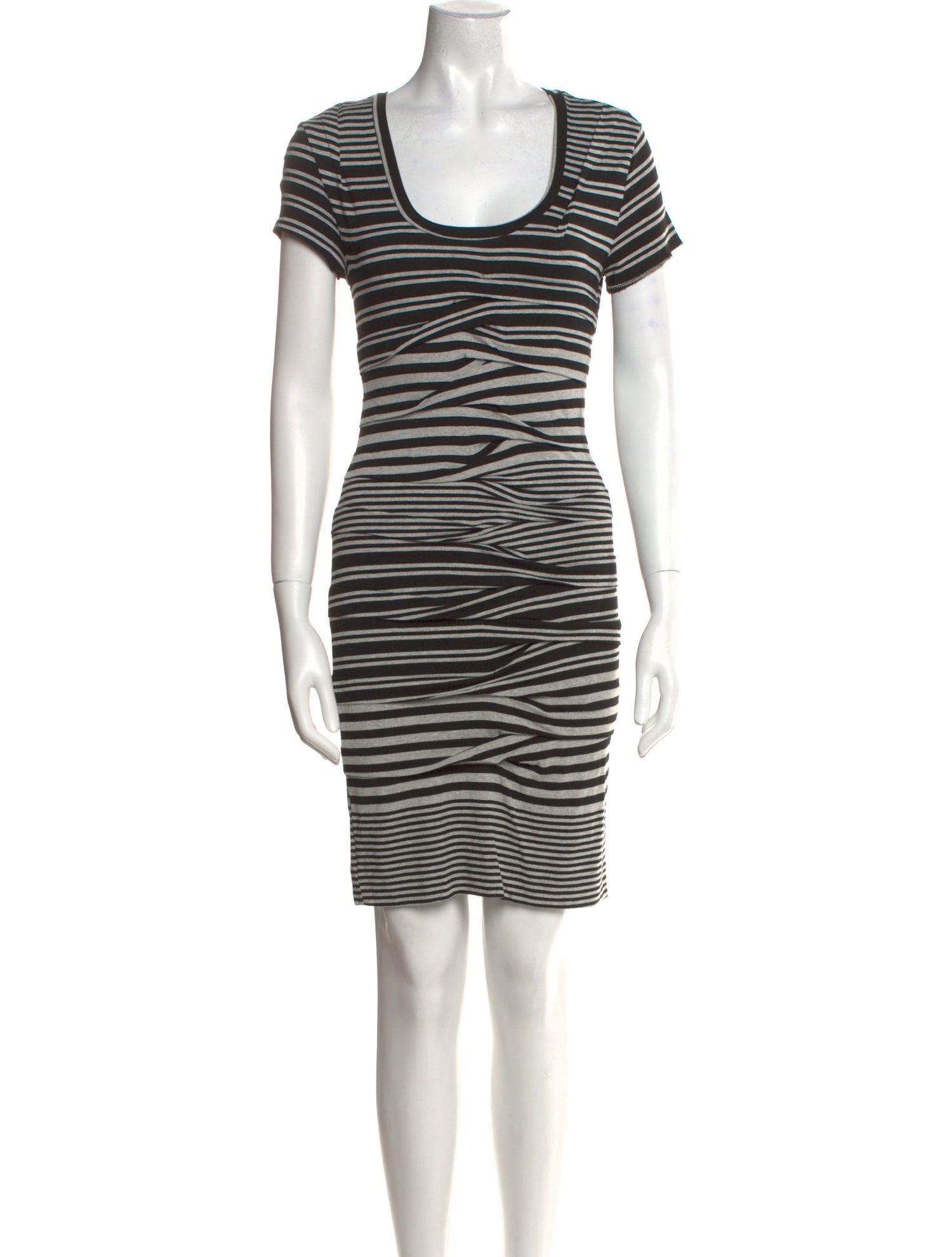 Nicole Miller Striped Mini Dress