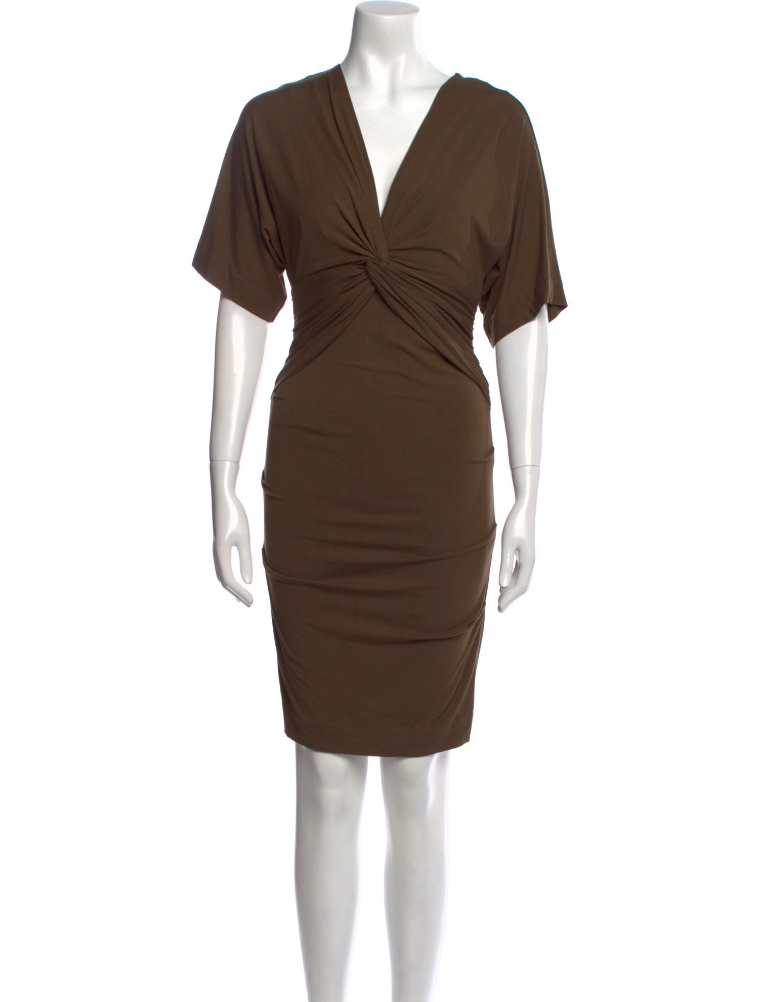 Nicole Miller V-Neck Mini Dress