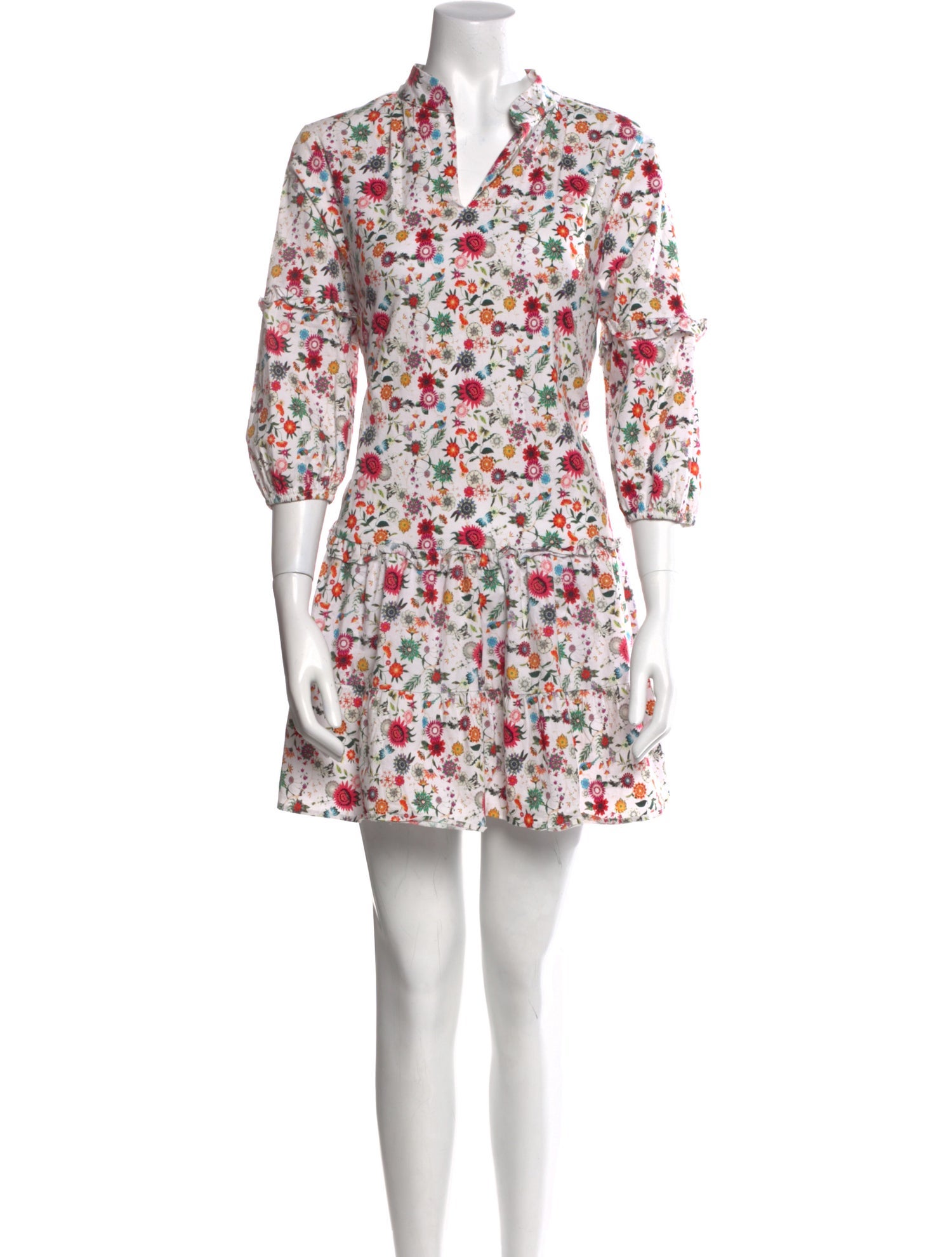 Nicole Miller Floral Print Mini Dress