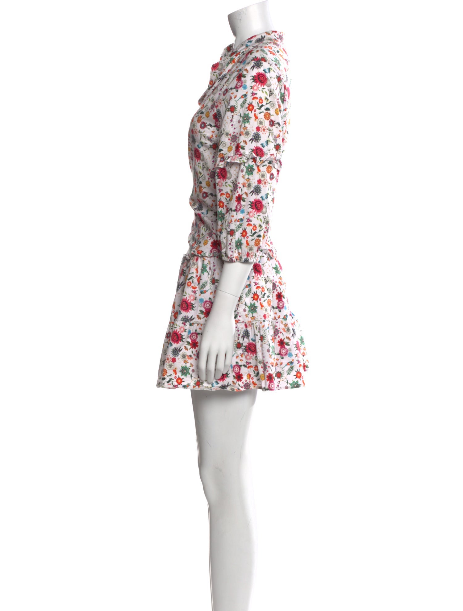 Nicole Miller Floral Print Mini Dress