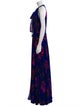 Nicole Miller Printed Long Dress