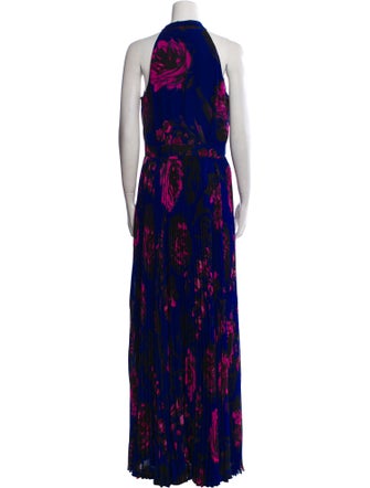 Nicole Miller Printed Long Dress
