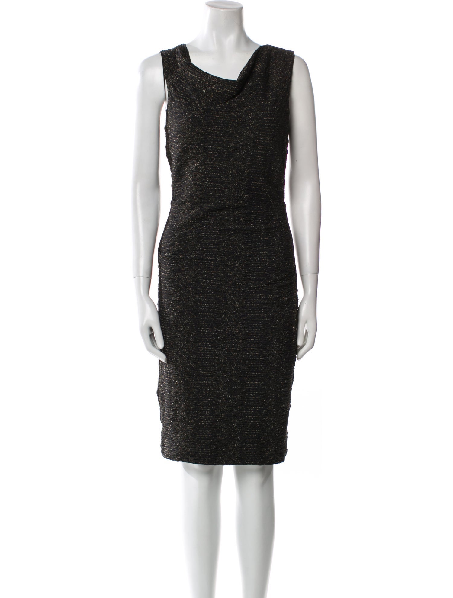 Nicole Miller Cowl Neck Mini Dress