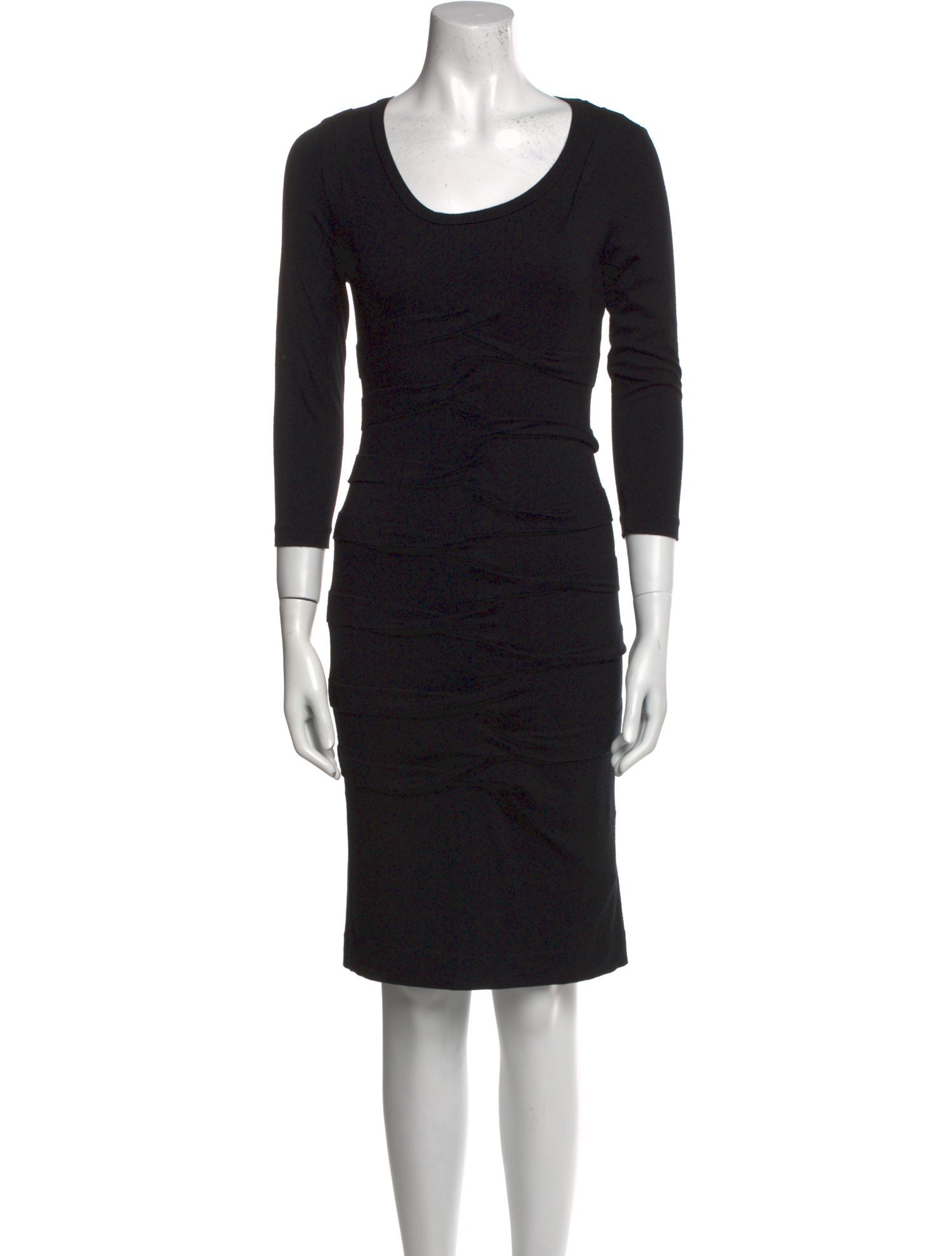 Nicole Miller Scoop Neck Mini Dress