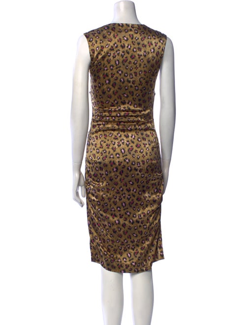 Nicole Miller Silk Midi Length Dress