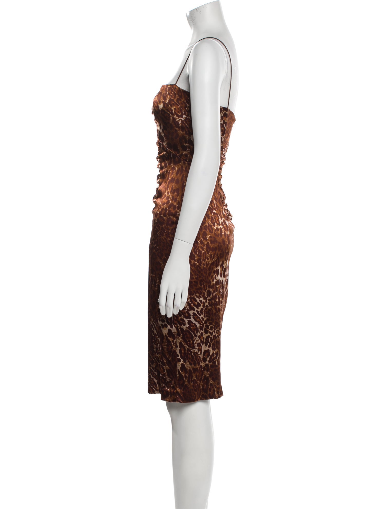 Nicole Miller Animal Print Knee-Length Dress