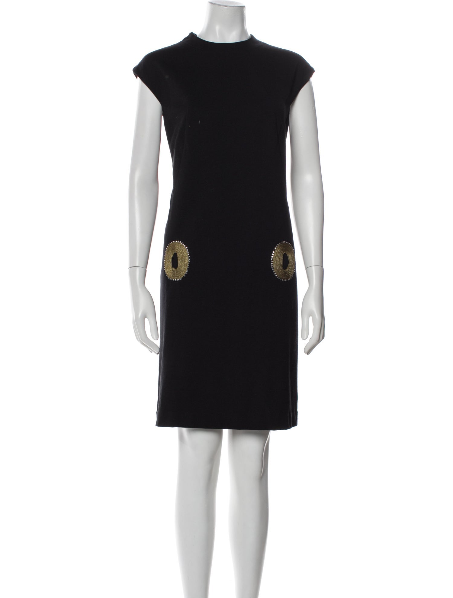 Nicole Miller Crew Neck Knee-Length Dress
