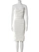 Nicole Miller Cowl Neck Knee-Length Dress