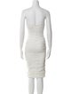 Nicole Miller Cowl Neck Knee-Length Dress