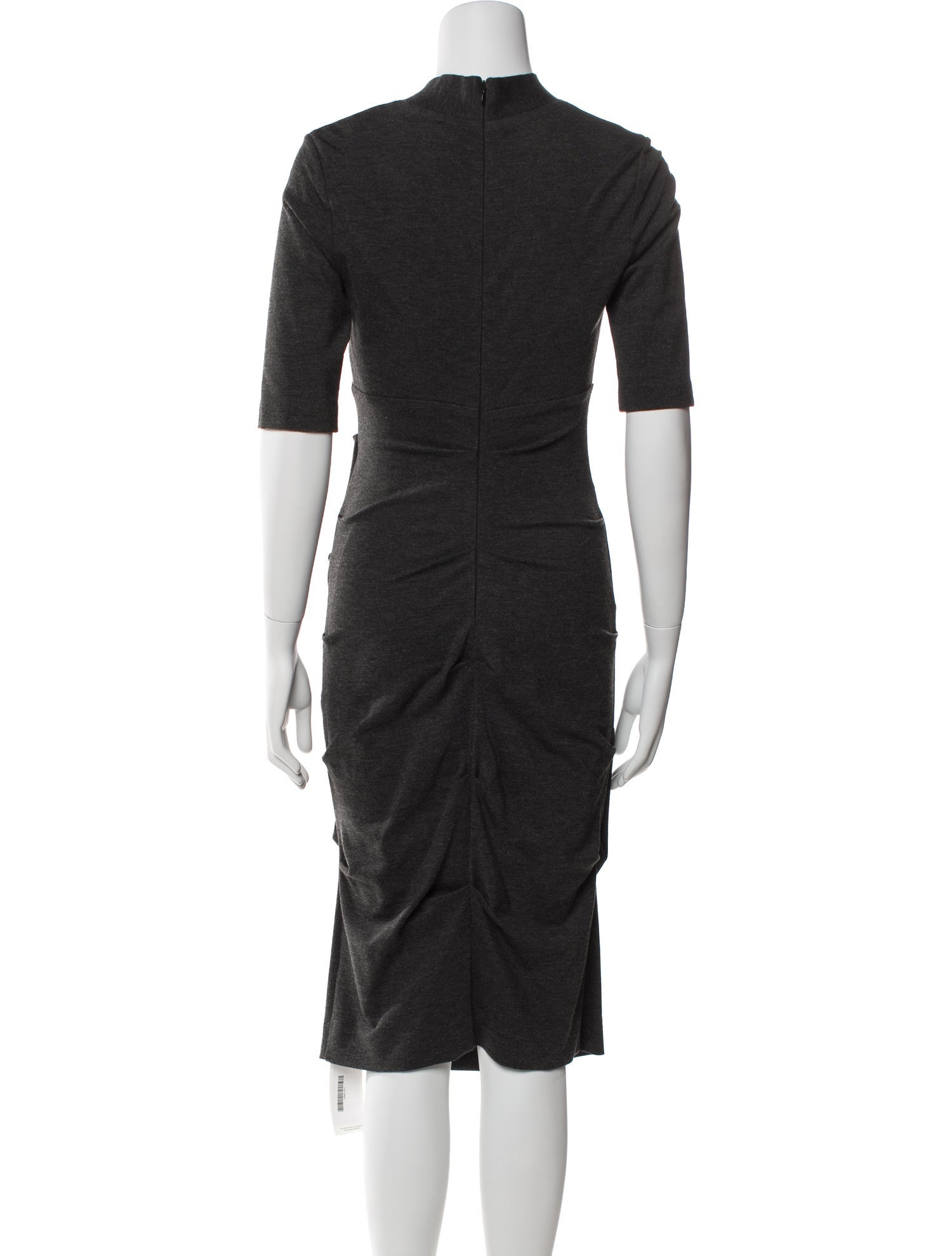 Nicole Miller V-Neck Midi Length Dress