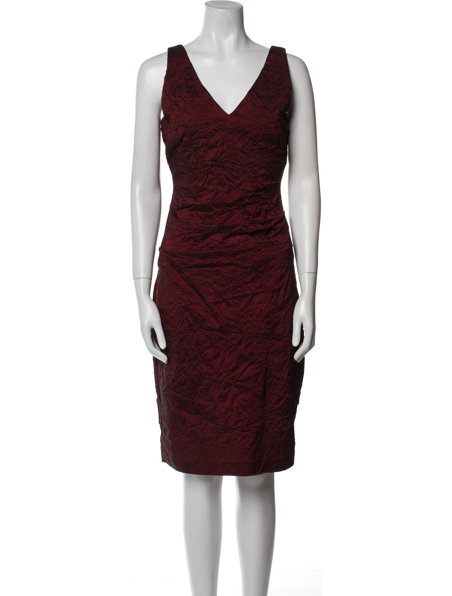 Nicole Miller Printed Knee-Length Dress