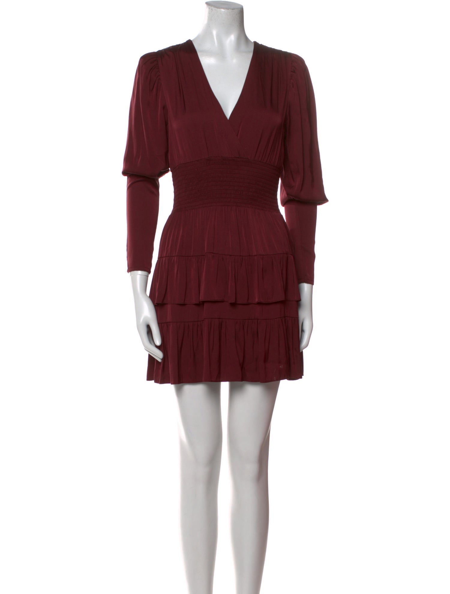 Nicole Miller V-Neck Mini Dress