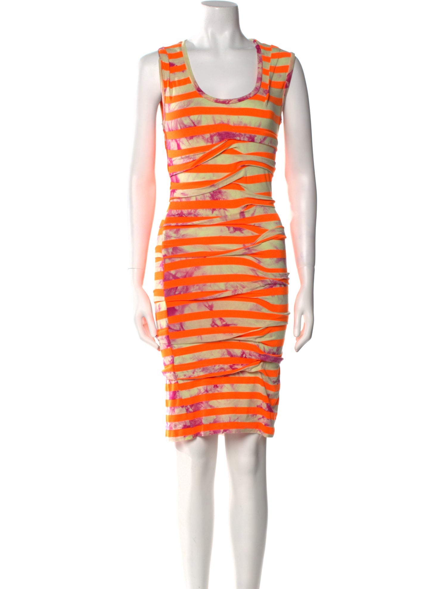 Nicole Miller Striped Mini Dress