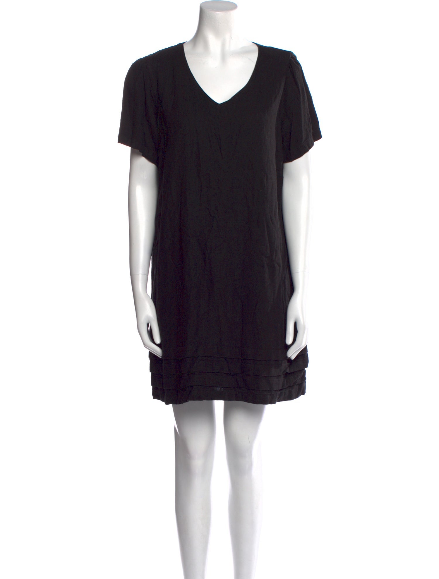 Nicole Miller V-Neck Mini Dress