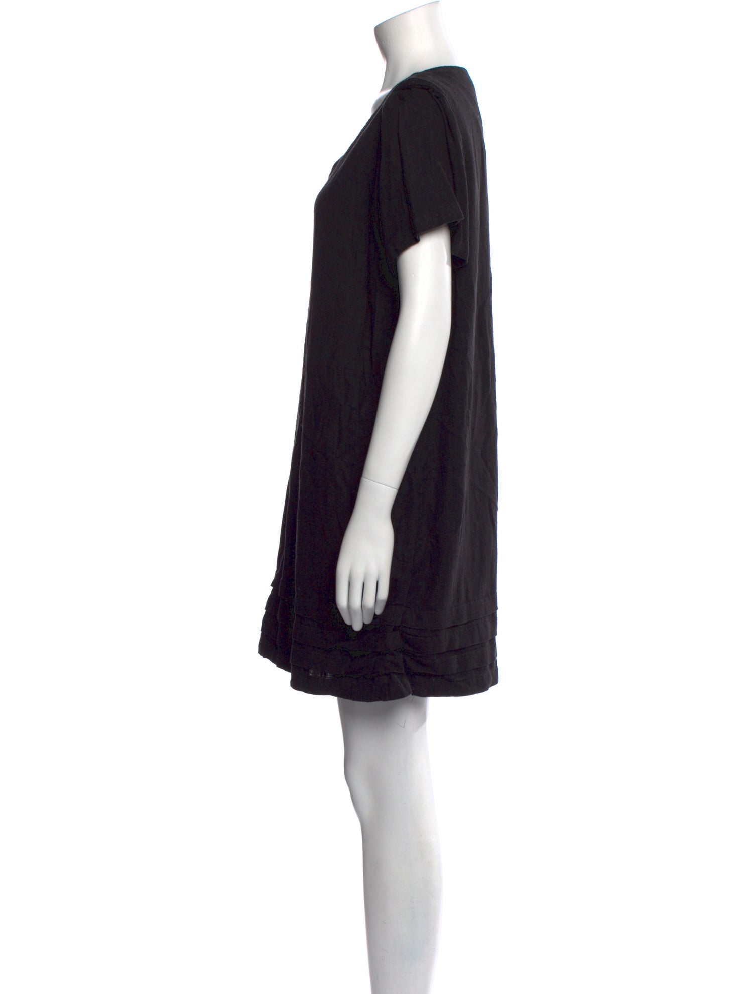 Nicole Miller V-Neck Mini Dress