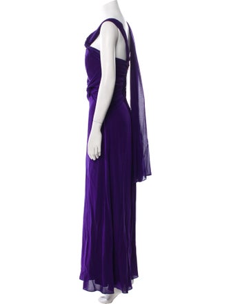 Nicole Miller Silk Long Dress
