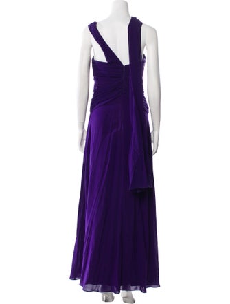 Nicole Miller Silk Long Dress