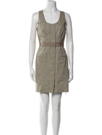 Nicole Miller Linen Mini Dress