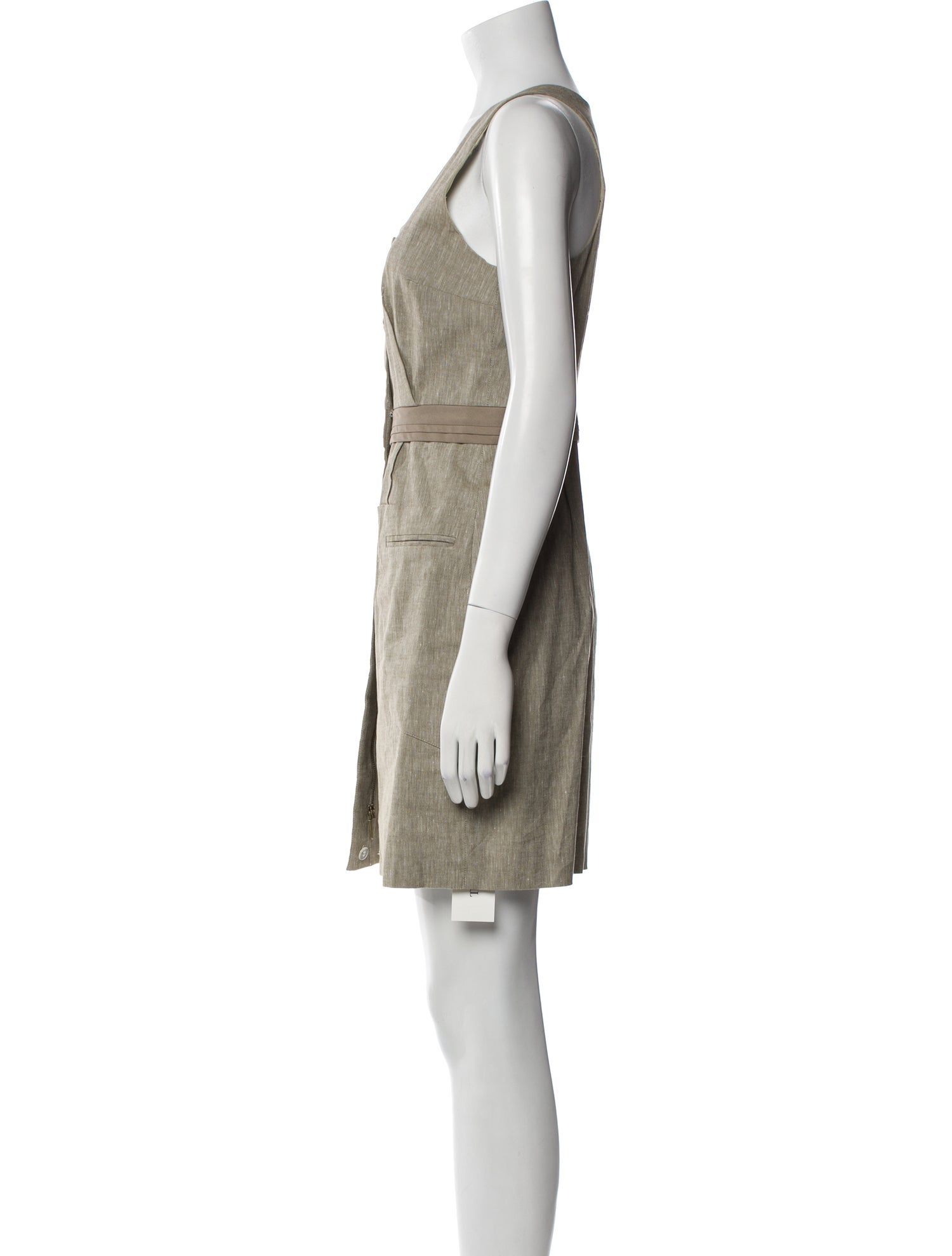Nicole Miller Linen Mini Dress