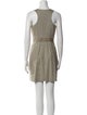 Nicole Miller Linen Mini Dress