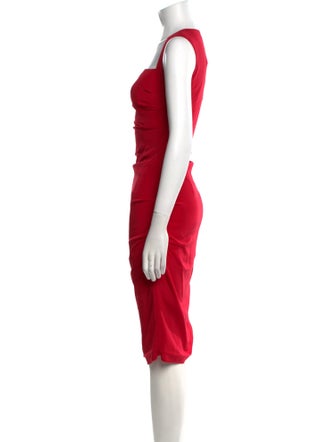 Nicole Miller Silk Knee-Length Dress