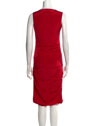 Nicole Miller Silk Knee-Length Dress