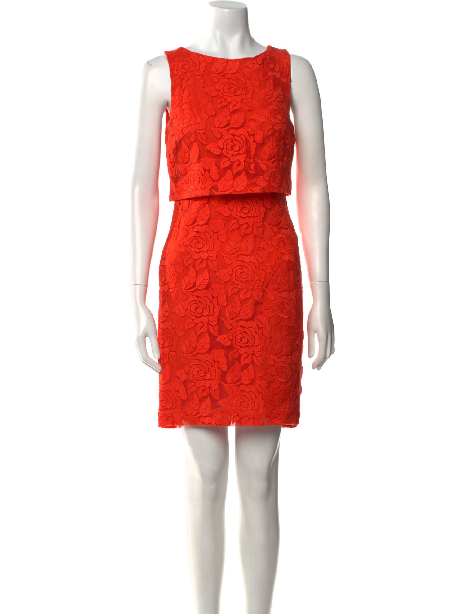 Nicole Miller Scoop Neck Mini Dress