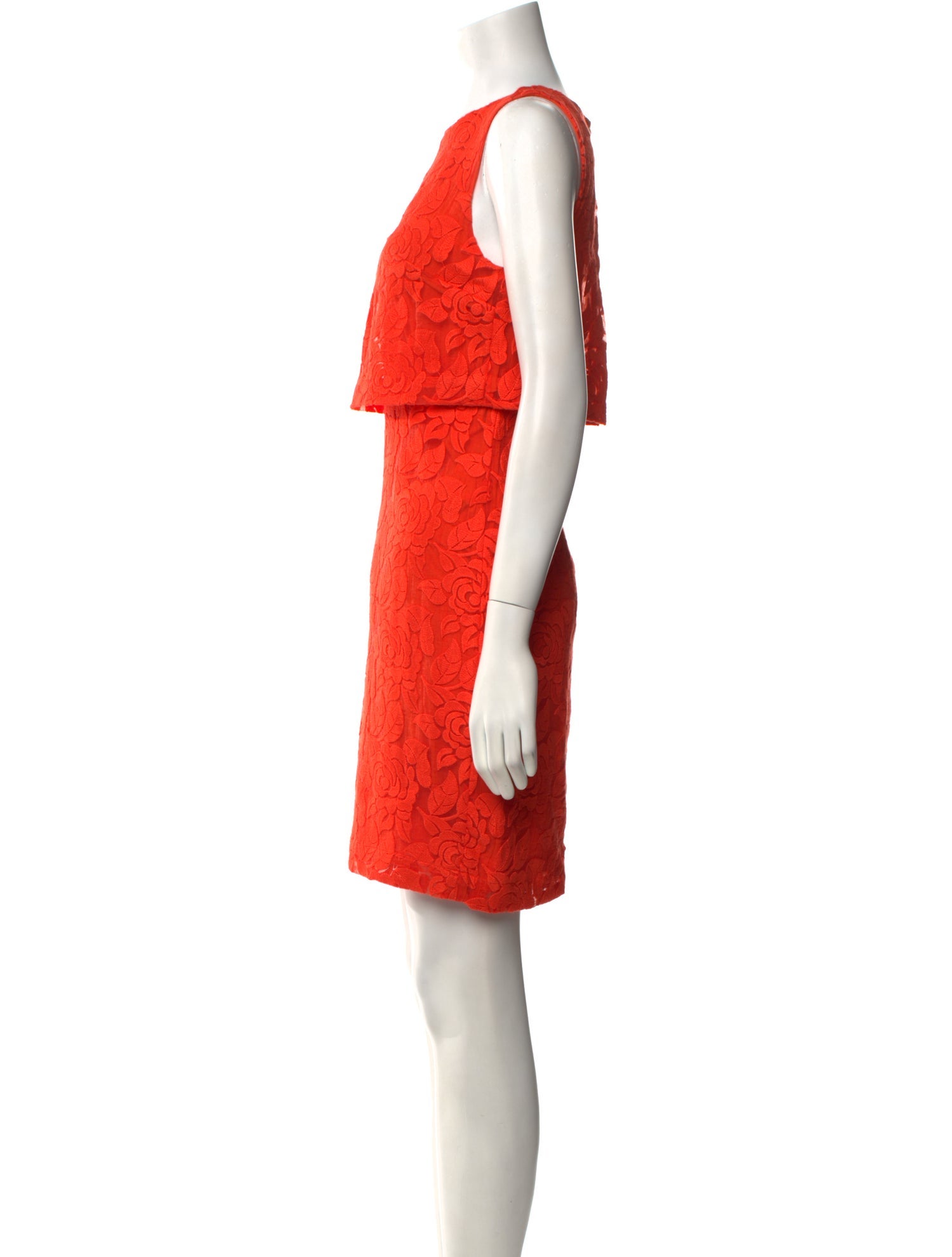 Nicole Miller Scoop Neck Mini Dress