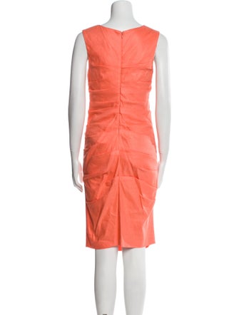 Nicole Miller Linen Knee-Length Dress