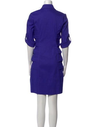 Nicole Miller Linen Knee-Length Dress