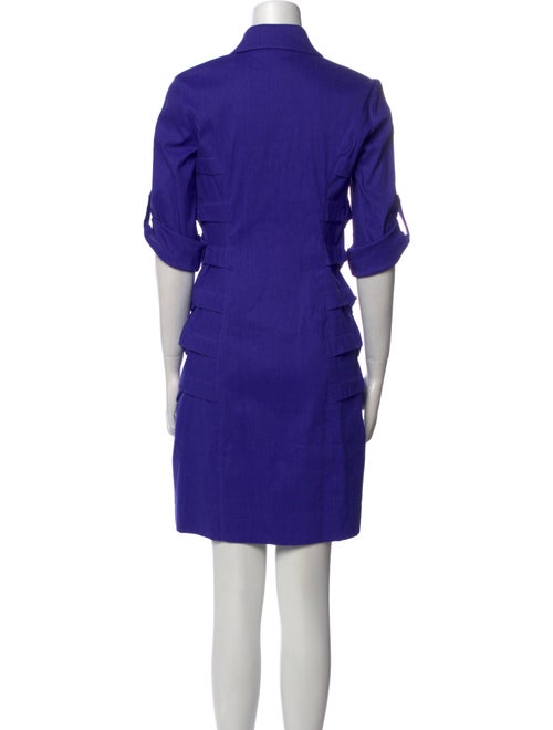 Nicole Miller Linen Knee-Length Dress