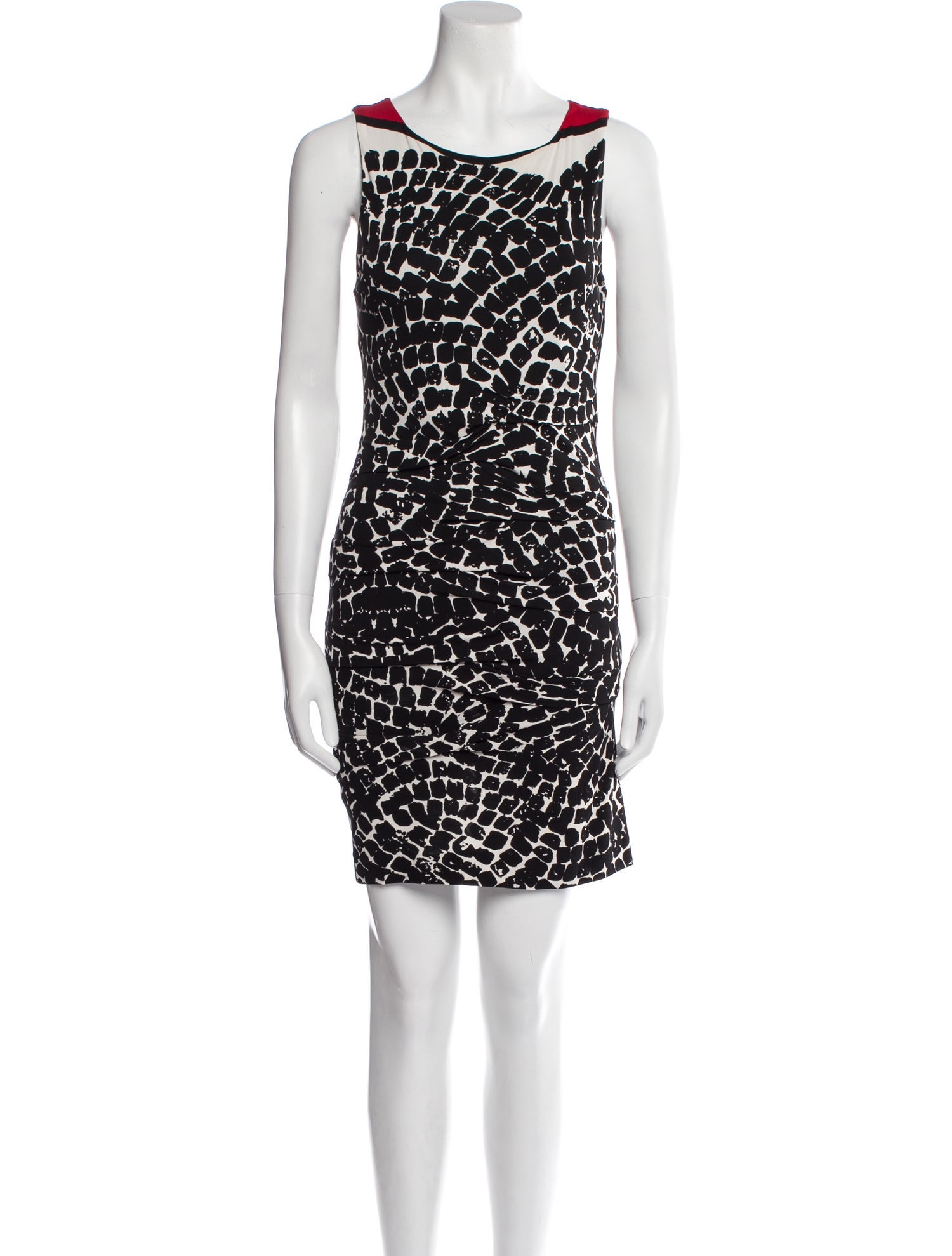 Nicole Miller Printed Mini Dress