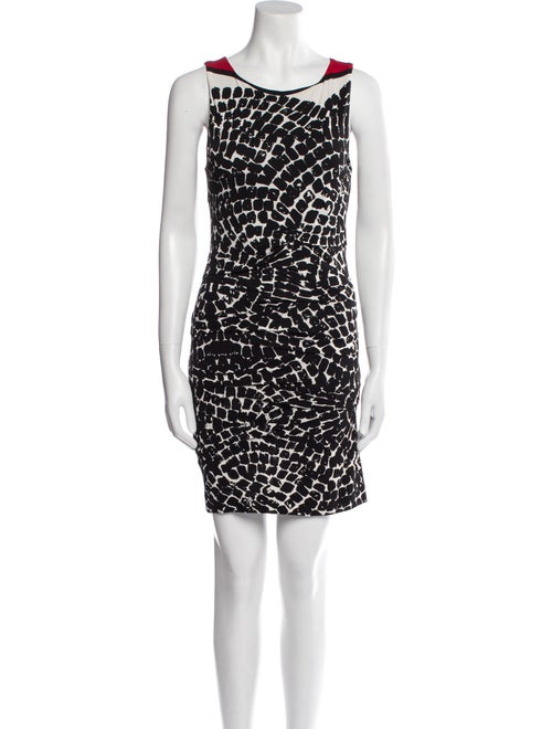 Nicole Miller Printed Mini Dress