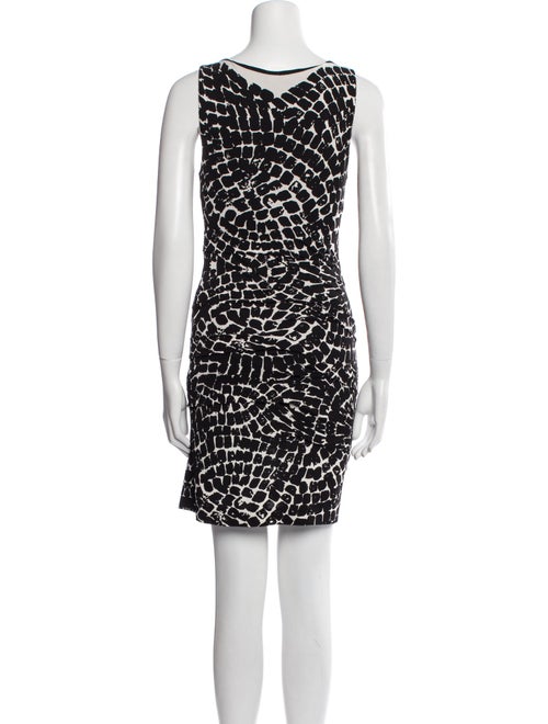 Nicole Miller Printed Mini Dress