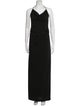 Nicole Miller Cowl Neck Long Dress