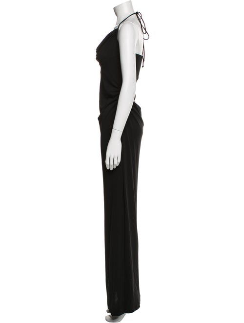 Nicole Miller Cowl Neck Long Dress