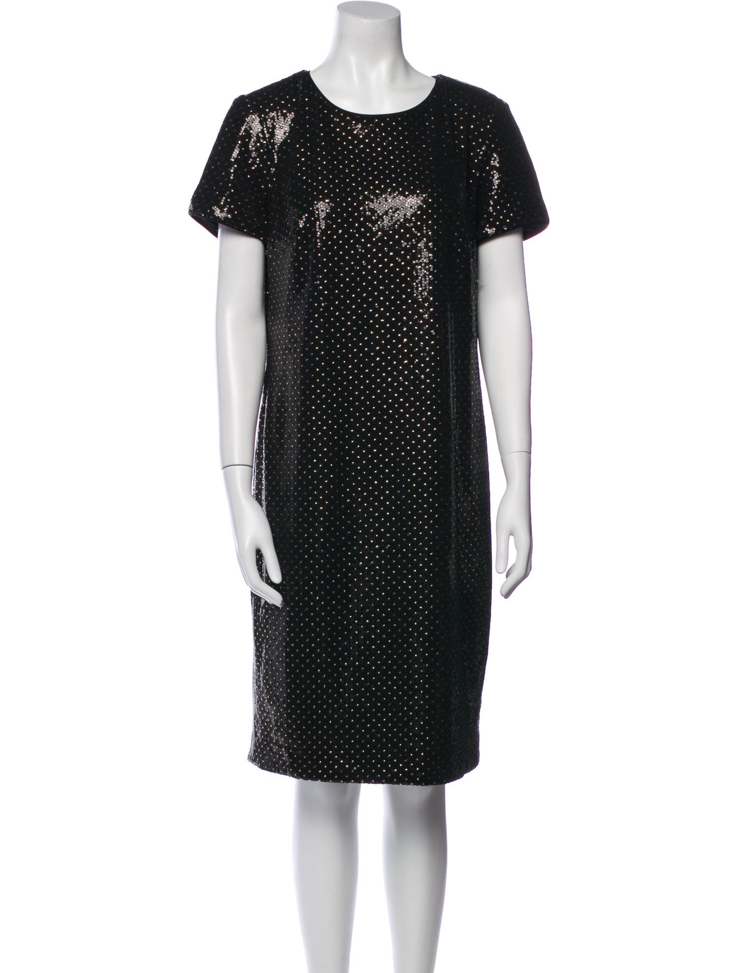 Nicole Miller Polka Dot Print Knee-Length Dress w/ Tags