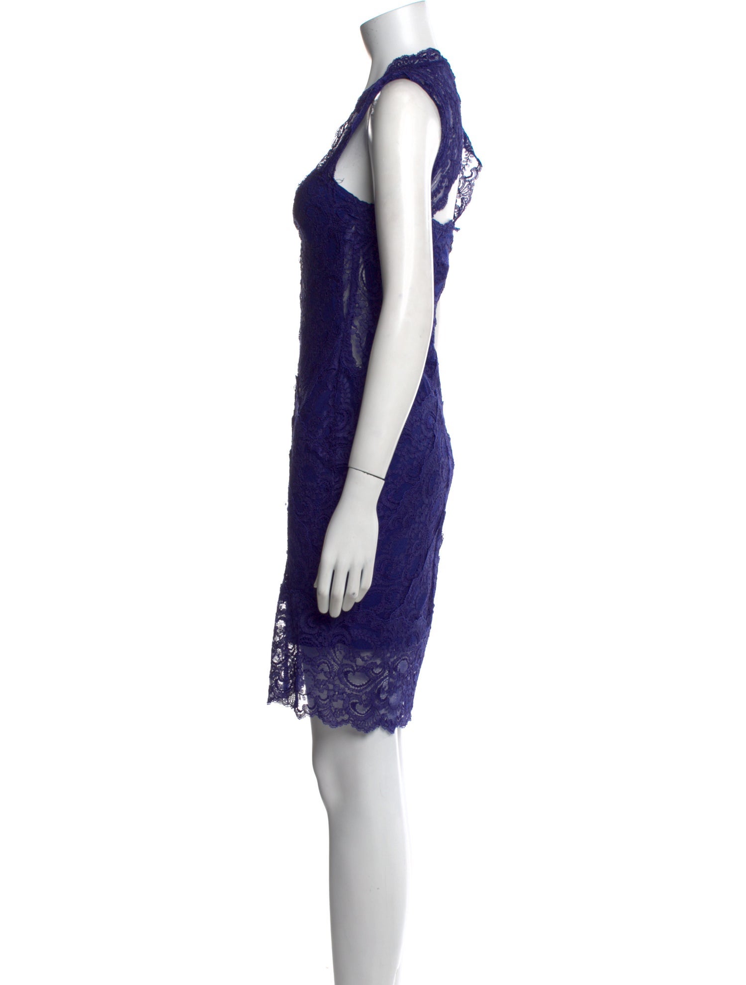 Nicole Miller Lace Pattern Mini Dress w/ Tags