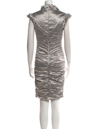 Nicole Miller Striped Knee-Length Dress