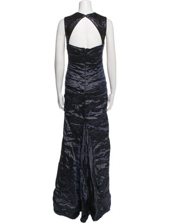 Nicole Miller Wool Long Dress