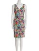 Nicole Miller Linen Knee-Length Dress