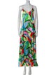 Nicole Miller Printed Long Dress