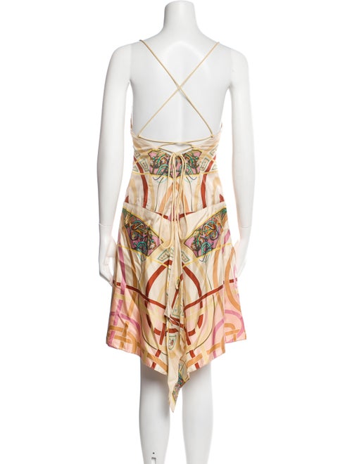 Nicole Miller Silk Midi Length Dress